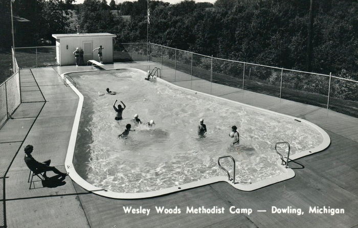 Wesley Woods Camp & Retreat Center - Vintage Postcard (newer photo)